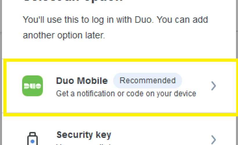 Duo Mobile 2-Factor Authentication