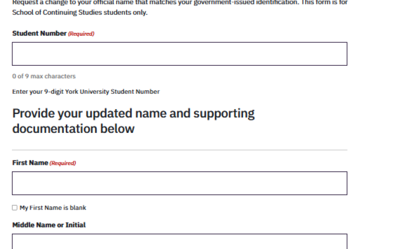 Name Change Form