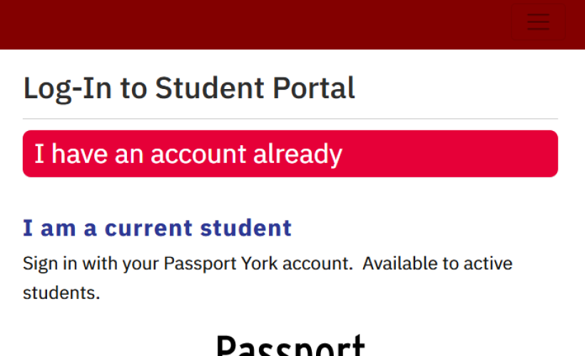 School of Continuing Studies - Student Portal