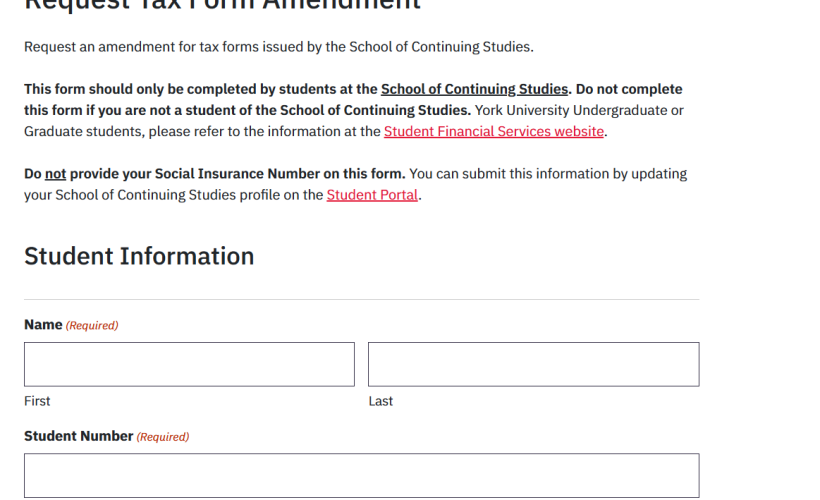 Tax Form Amendment