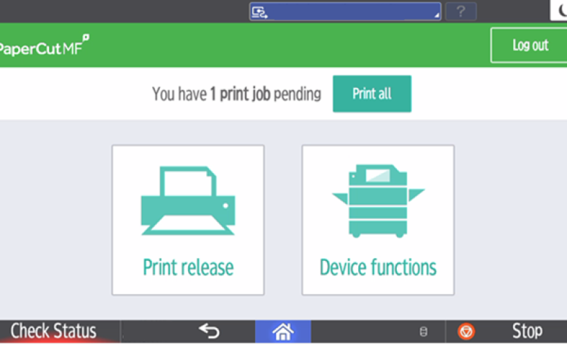 Webprint Interface