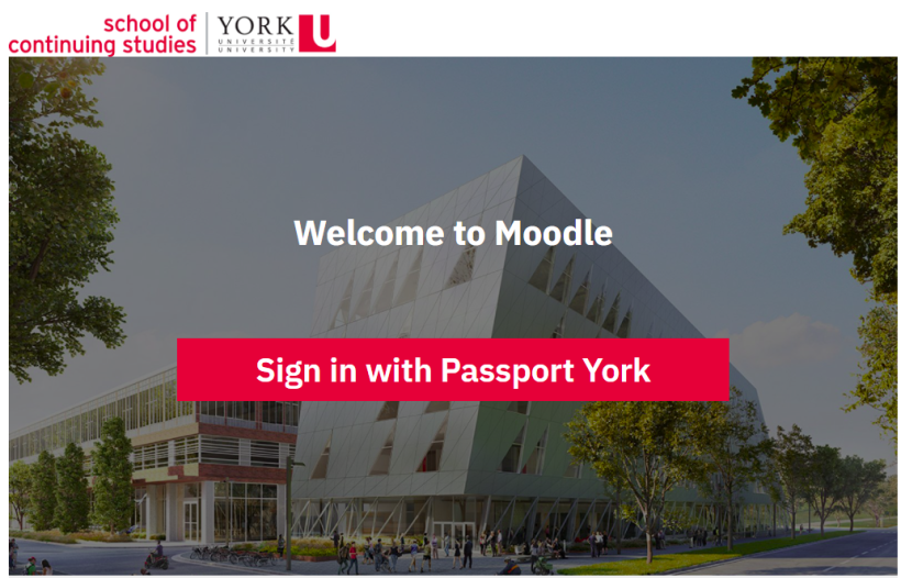 Moodle Passport York Login